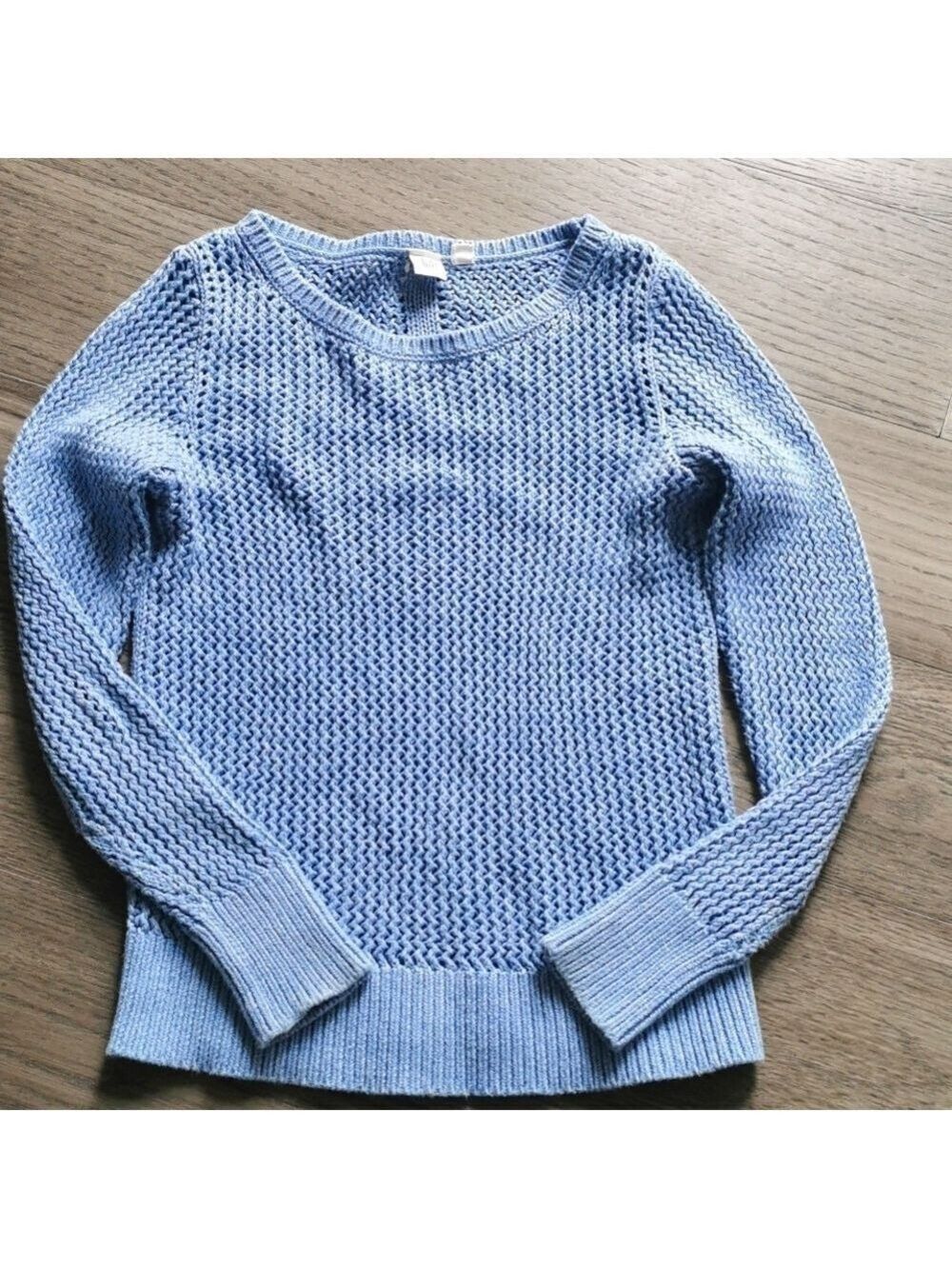 GAP open knit sweater. Sky blue. 💙 Size XS.  EUC